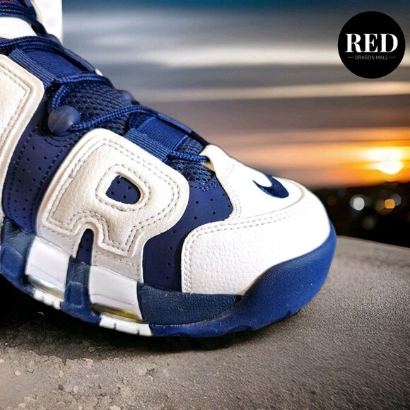 Nike Air More Uptempo 96 Shoes Olympic 2024 Navy White FQ8182-100 - Men\'s Sz 12 main image 14